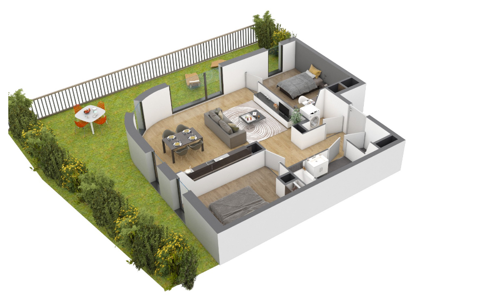 Rechercher un appartement neuf à NANTES dans la résidence Canopee - Bagatelle